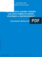 Las Relaciones Sociales Virtuales ¿Un Nuevo Objeto... - (LAS RELACIONES SOCIALES VIRTUALES (... ) )