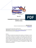 Fundamentos Generales Sobre Criminologia y Control Social PDF