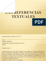 Las Referencias Textuales