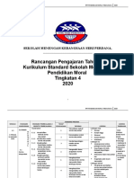 Rancangan Tahunan Pendidikan Moral Tingkatan 4 2020