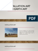 Installation and Earth Art