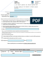 Engineering GRE Waiver Form - tcm18-249762 PDF