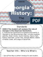 Revolutionary War Georgia Studies Grade 8