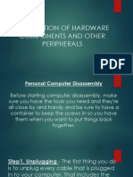 Installation of Hardware Components and Other Peripherals