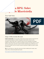 Tormenta RPG: Golpes de Misericórdia revisados para causar morte instantânea ou dano letal