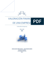 Valoración financiera - Jorge & Jhon