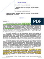 1. CIR vs San Miguel Corp (2017)