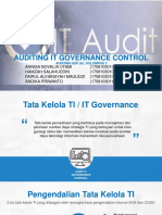 AUDIT IT GOVERNANCE CONTROL