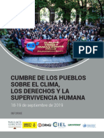 Peoples' Summit Report ES