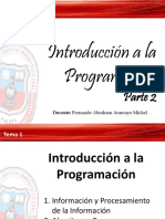 Introducción a la Programación - Parte 2