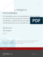 Un Abordaje Socio-Antropológico Sobre y Desde El Cuerpo en Los Procesos de Formación de Acrobatas-Bailarines PDF