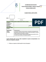 EXAMEN PARCIAL 1 - Filosofía