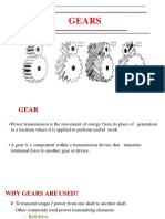 Lecture # 01 Introduction to Gears