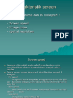 Karakteristik dan manfaat screen radiografi