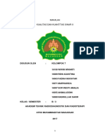 Makalah Kualitas Dan Kuantitas Sinar-X
