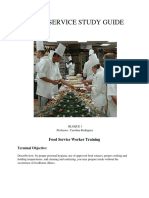 Food Service Worker Study Guide