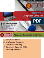 Comp Literacy - Chapter 6 Computer Ethic and Security