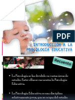 Introducción A La Psicología Educativa