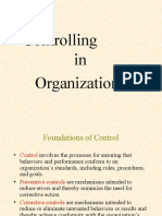 Controlling in Organizations