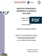 Reporte de Necesidades Estratégicas