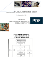 Sessi 3 Teknik Persiapan Sampel Struktur Mikro PDF