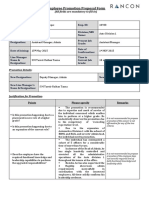 Employee Promotion Proposal Form - Momin