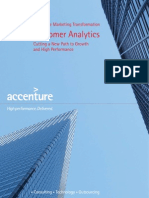 Accenture Customer Analytics Cutting A New Path To Growth and High Performance