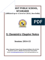 10TH CHEMISTRY NOTES