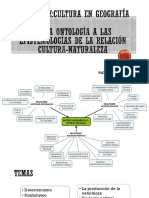 de La Ontologia de Relación Naturaleza Cultura A Las Epistemologías