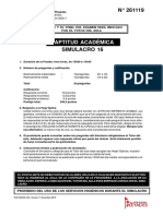 Simulacro 16 - Bloques - GRUPO DE ESTUDIO PDF