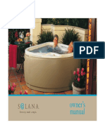 Solana Spas and Hot Tubs Owners Manuals 2003 PDF
