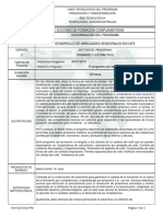 Informe Programa de Formación Complementaria (18) Desarrollo de Habilidades Sensoriales PDF