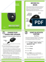 T305 - Bluetooth Speaker - Manual