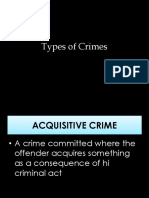 Types of Crimes Explained