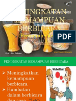 Peningkatan Kemampuan Berbicara