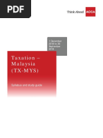 Taxation TX (MYS) SyllandSG Dec 2018 - Sep 2019 - Final