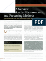 Ceramics Overview Classification by Microstructure and Processing Methods.