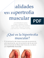 Actualidades en Hipertrofia Muscular