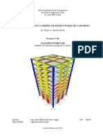 Análisis pushover edificio 12 pisos