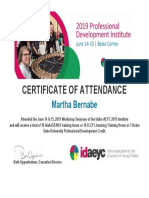 M Bernabe Pdi Certificate