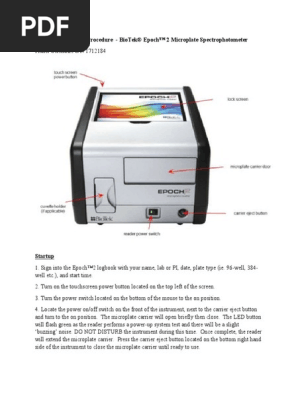 SOP BioTek Epoch 2 plate reader(1)