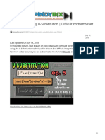 pinoybix.org- Integration using U-Substitution  Difficult Problems Part 05
