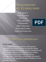 Tugas Sosiologi Globalisasi Kelompok 1