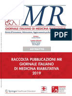 ESTRATTO MR Giornale Italiano Di Medicina Riabilitativa - 2019