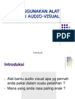 MENGGUNAKAN ALAT BANTU AUDIO VISUAL