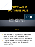 Održavanje Motorne Pile