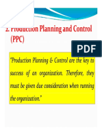 PPC Production Planning and Control