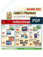 Landry's Pharmacy: Holiday Savings! Holiday Savings!