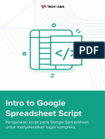 Intro Google Spreadsheet Script