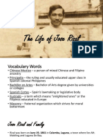 IV. The Life of Jose Rizal